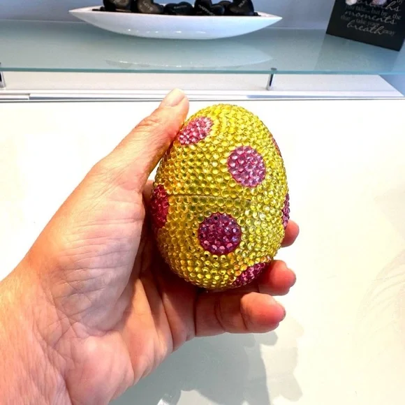 Swarovski Crystal custom Easter Egg basket centerpiece home decor - Picture 10 of 11